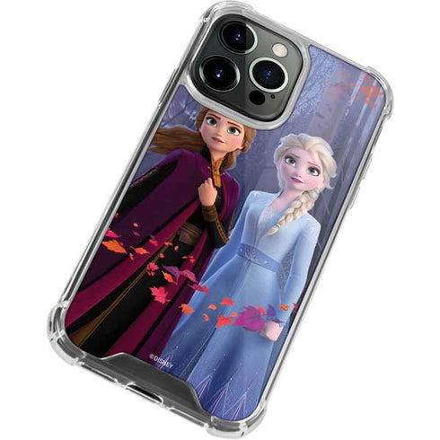 Disney Frozen II Anna and Elsa iPhone 14 Pro Clear Case